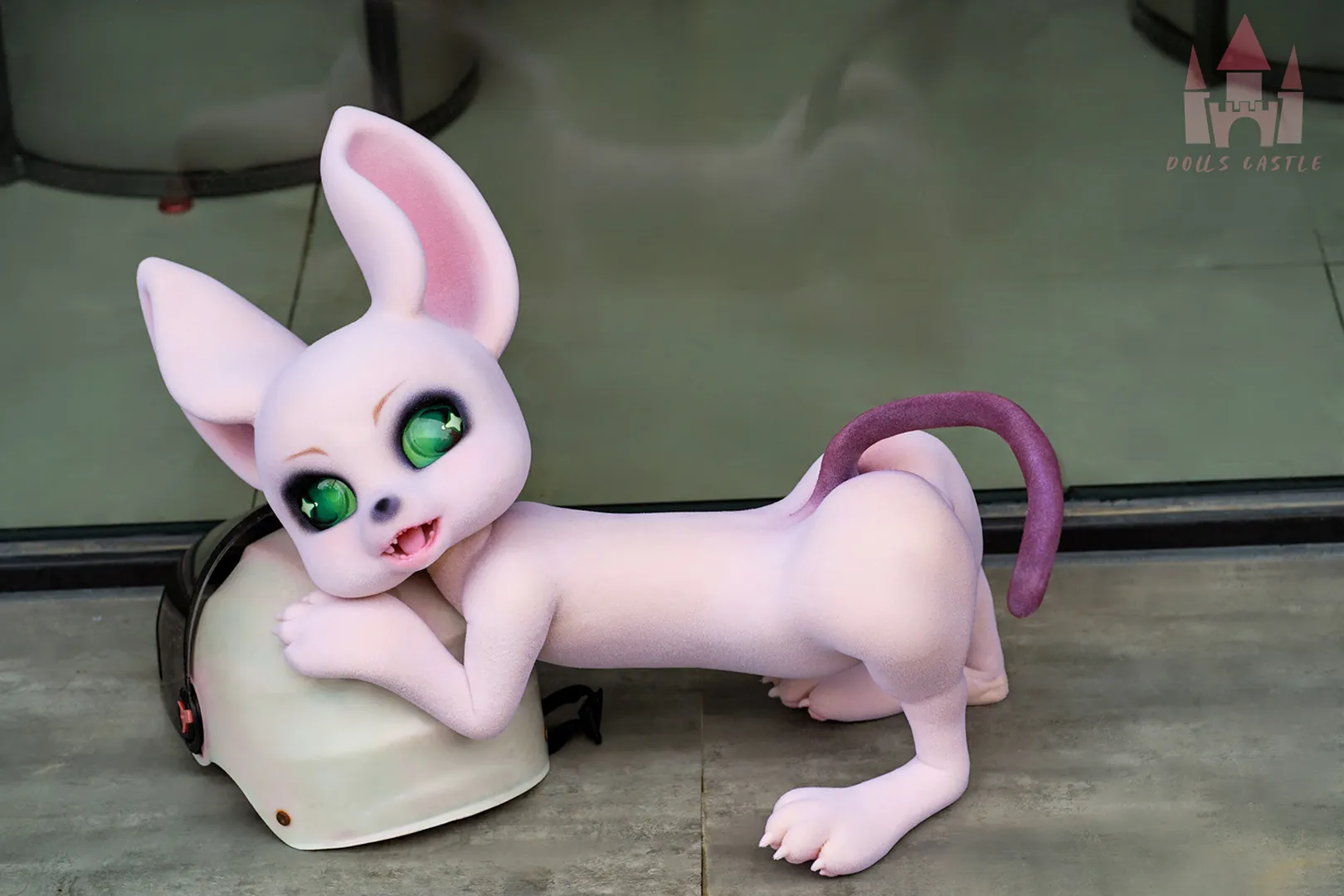 80cm (2ft7) Furry All-In-One Silicone Sex Doll Cheese Mouse with Fur